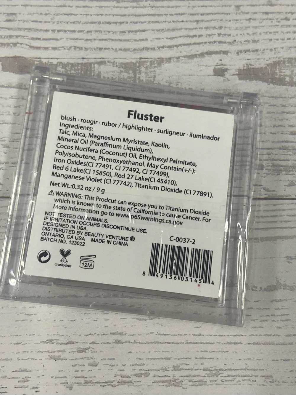 City Color Be Bold Matte Blush fluster